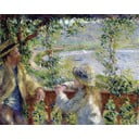 Auguste Renoir - By the Water másolat, 50 x 45 cm