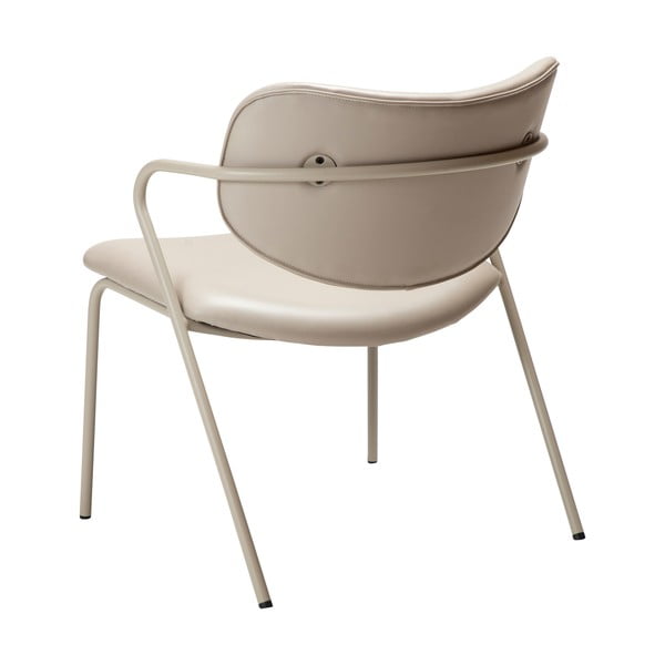 Bézs bőrutánzat fotel Zed – DAN-FORM Denmark-image-4
