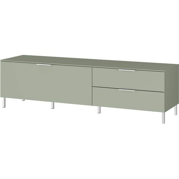 Világoszöld TV-állvány 164x47 cm Kenora - Germania-image-2