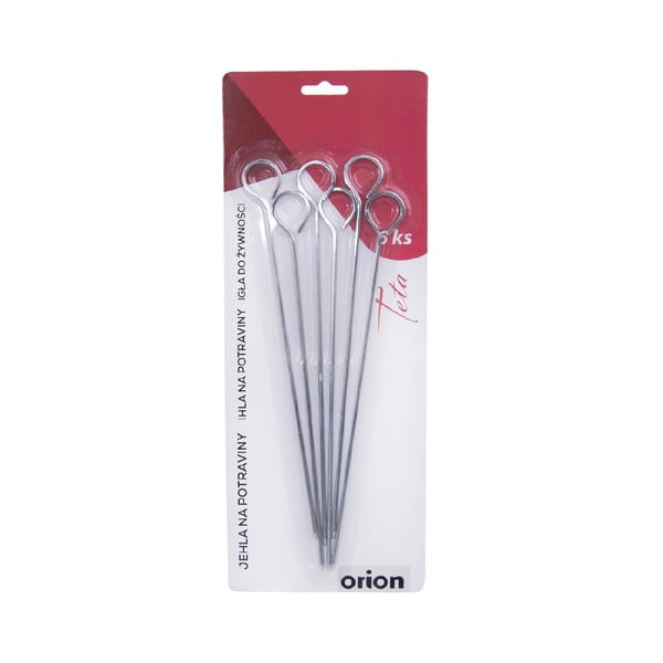 Rozsdamentes acél grillnyárs szett 6 db-os – Orion-image-2