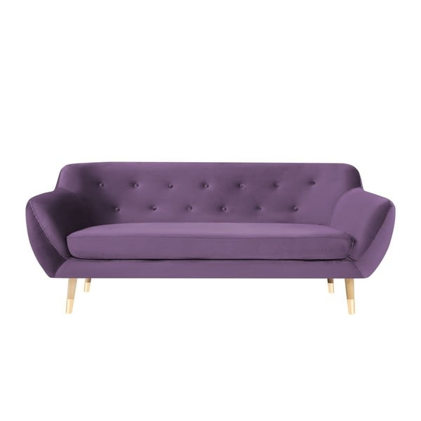 Amelie lila háromszemélyes kanapé - Mazzini Sofas