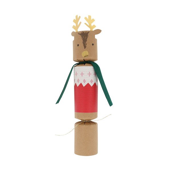 Karácsonyi cracker szett 6 db-os Reindeers in Jumpers – Meri Meri-image-3