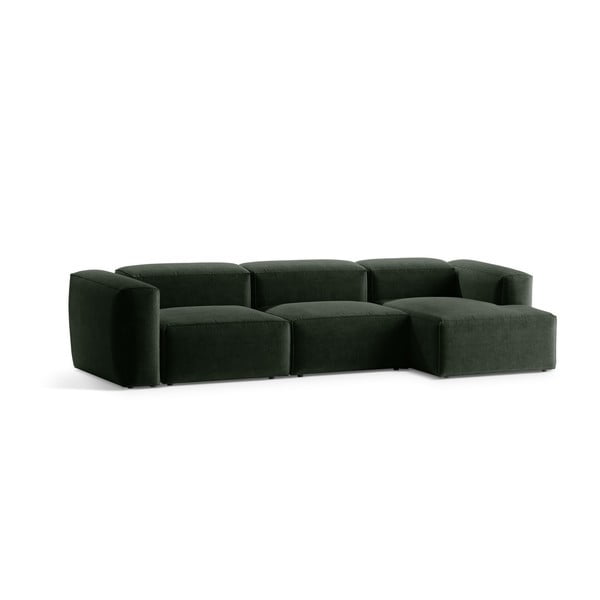 Zöld sarokkanapé (jobb oldali-heverő résszel) Bergamo – Cosmopolitan Design-image-2