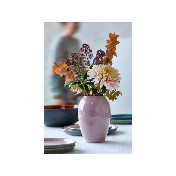 Rózsaszín kőedény váza (magasság 20 cm) Gastro  – Bitz-image-2