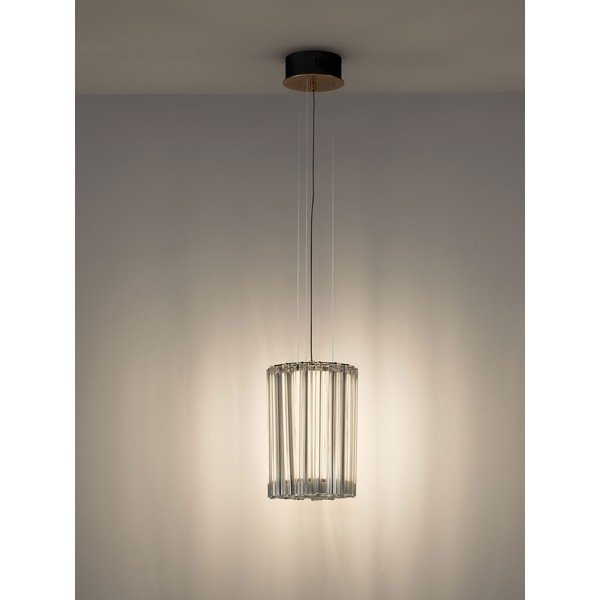 Sárgaréz színű acél LED dimmelhető függőlámpa ø 22 cm Nol – Nova Luce-image-3