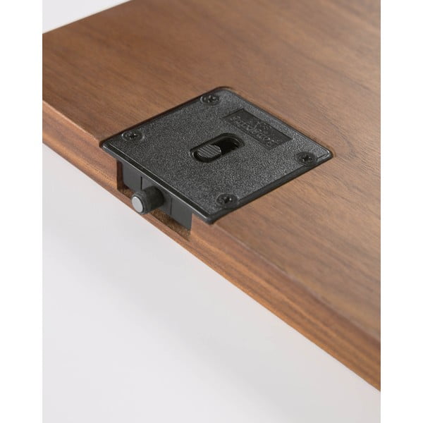 Carolin könyvespolc diófa dekorral, 130 x 169 cm - Kave Home-image-3