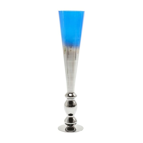 Melange kék üvegváza, magasság 90 cm - Kare Design