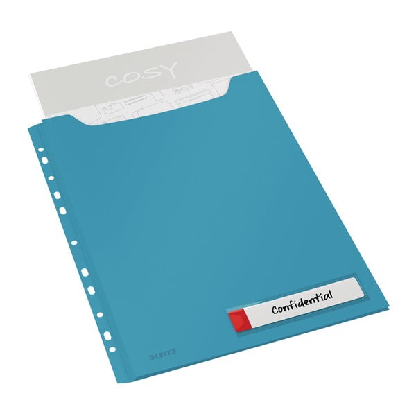 Cosy 6 db kék irodai mappa, nagy kapacitású, A4 - Leitz-image-2