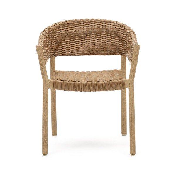 Natúr színű tömörfa kerti szék Pola – Kave Home-image-4