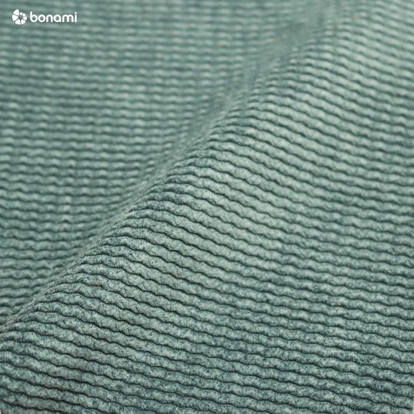 Világoskék kárpitozott franciaágy ágyráccsal 160x200 cm Barker – Ropez-image-1