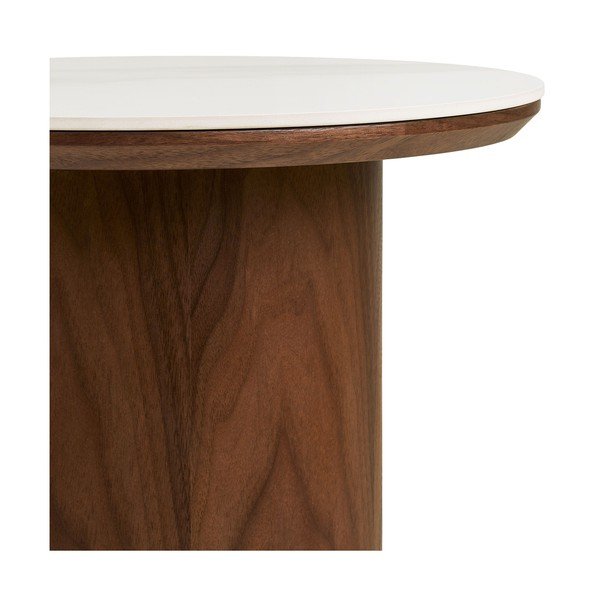 Kerek tárolóasztal kerámia asztallappal ø 40 cm Noli – House Nordic-image-4