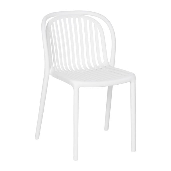 Fehér műanyag étkezőszék Alia – Ixia
