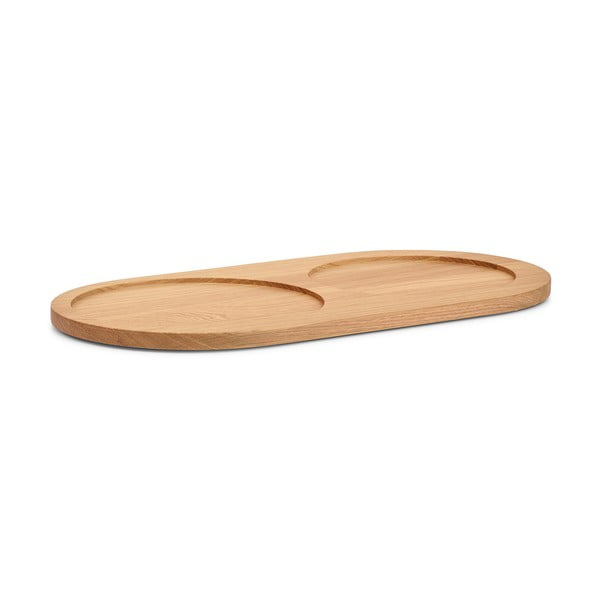 Kisállat tálka alátét 24x46 cm Doppio Oak Natural M/L – MiaCara