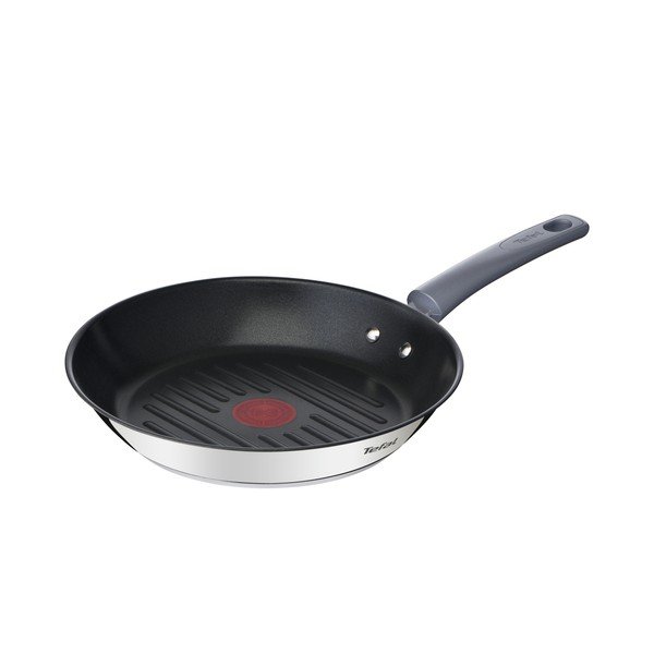 Grill rozsdamentes acél serpenyő tapadásmentes felülettel ø 26 cm Daily Cook G7314055 – Tefal