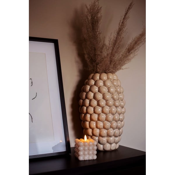 Flamme Dot bézs LED viaszgyertya, magasság 9,5 cm - Star Trading-image-4