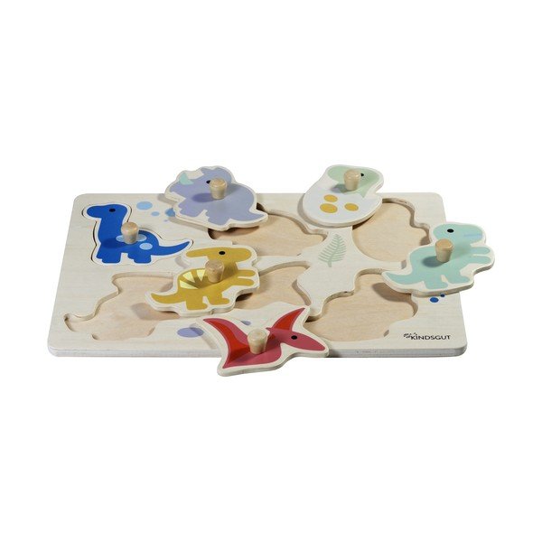 Fa formabeillesztős puzzle (részek száma 6) Dinosaurs – Kindsgut-image-1