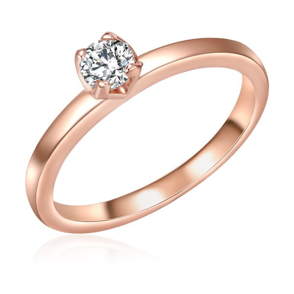 Kris rozéarany színű női gyűrű, 56-os méret - Tassioni