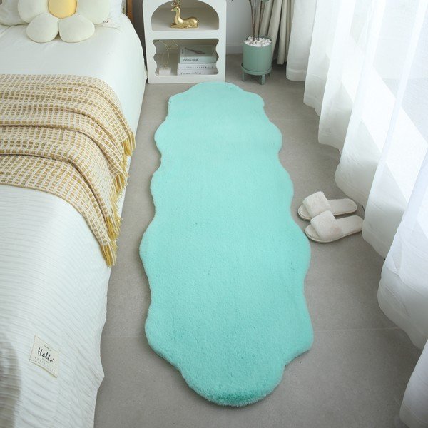 Mentazöld szintetikus szőrme szőnyeg 60x180 cm Caty – Ayyildiz Carpets-image-3