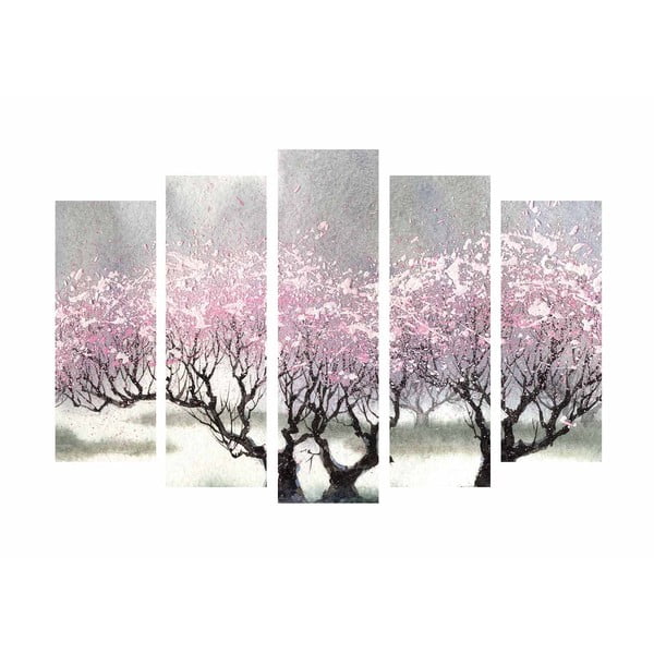 Cherry Blossom ötrészes vászonkép