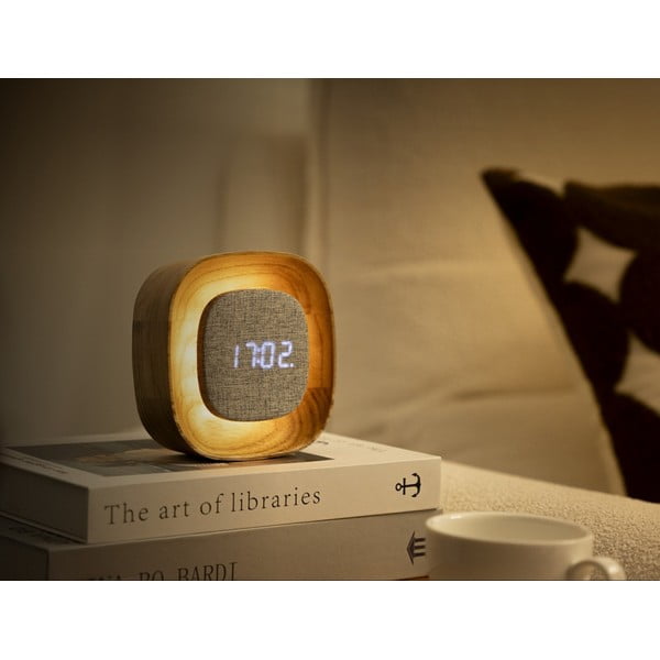 Digitális ébresztőóra Lumos Ash – Gingko-image-1