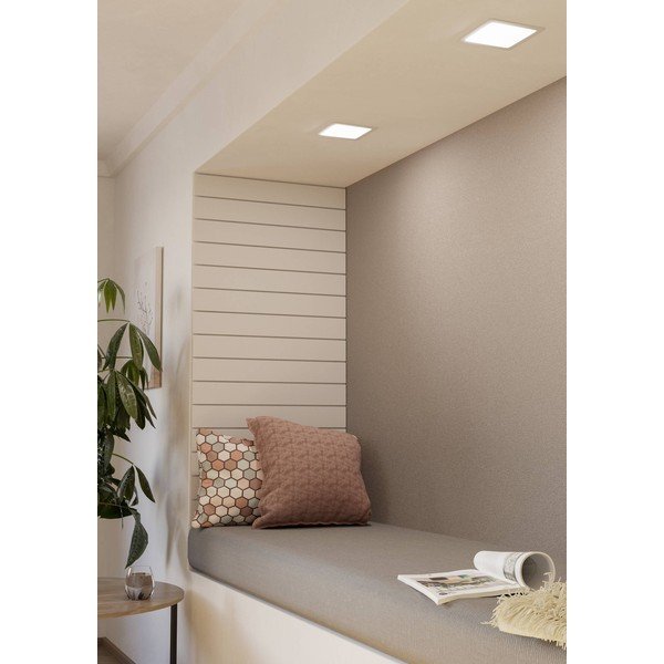 Fehér LED süllyesztett mennyezeti lámpa 17x17 cm FUEVA 5 – EGLO-image-1