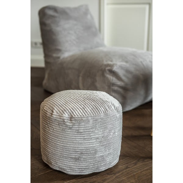 Kék kordbársony babzsákfotel Mini – SLOWDOWN-image-4