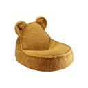 Barna buklé gyerek babzsákfotel Bear – Wigiwama