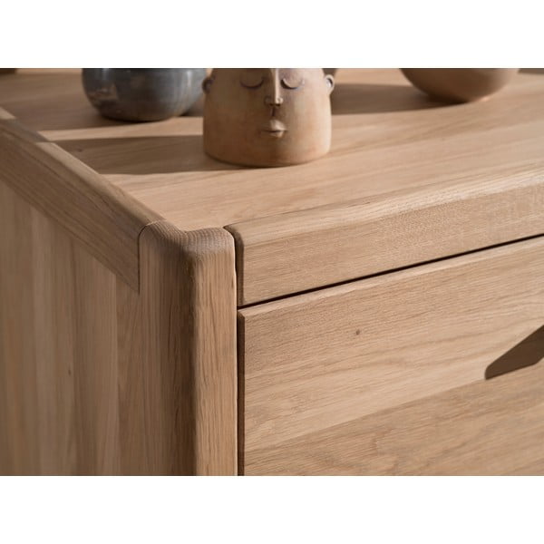 Natúr színű tölgyfa gyerek komód 100x95x55 cm Forrest – Vipack-image-3