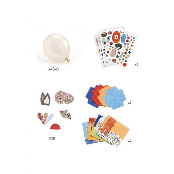Léggömbös DIY készlet - Djeco-image-2