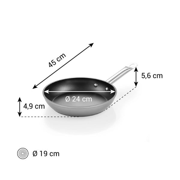 Alumínium serpenyő tapadásmentes felülettel ø 24 cm GrandChef+ – Tescoma-image-1