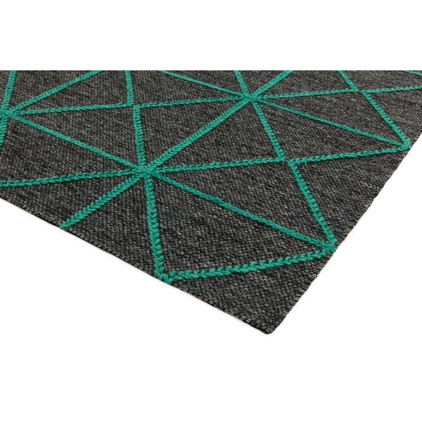 Carpets Prism fekete-zöld szőnyeg, 120 x 170 cm - Asiatic Carpets-image-4