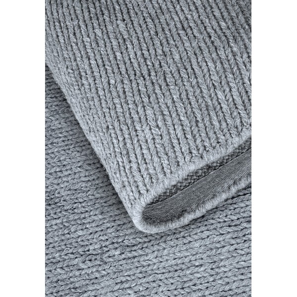Szürke kézi szövésű gyapjú kerek szőnyeg ø 160 cm Francois – Villeroy&Boch-image-3