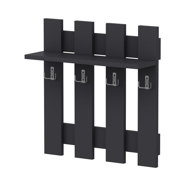Fekete fali fogas Utica – Kalune Design-image-2