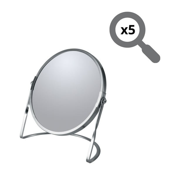 Kozmetikai nagyítós tükör (ötszörös nagyítás) ø 18 cm Akira – Spirella-image-2