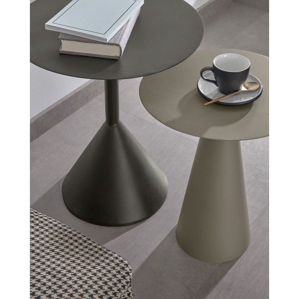 Fém kerek tárolóasztal ø 40 cm Shirel – Kave Home-image-3