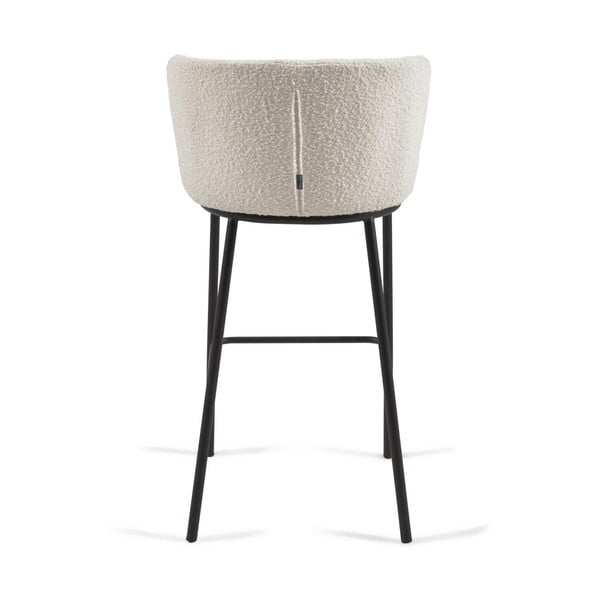Fehér bárszék szett 2 db-os (ülésmagasság 75 cm) Ciselia – Kave Home-image-3