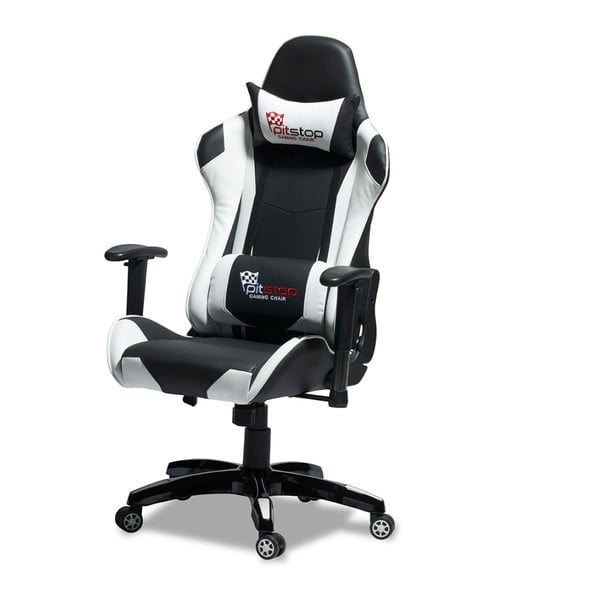 Gaming fekete-fehér ergonomikus irodai szék - Furnhouse
