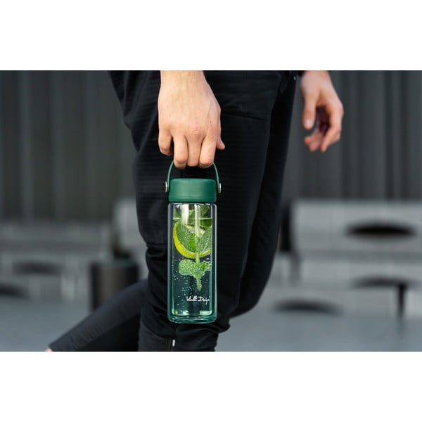 Zöld üveg ivópalack 350 ml Fuori – Vialli Design-image-2