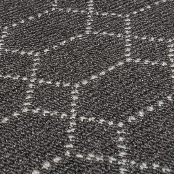 Sötétszürke mosható futószőnyeg 57x230 cm Argyll – Flair Rugs-image-4
