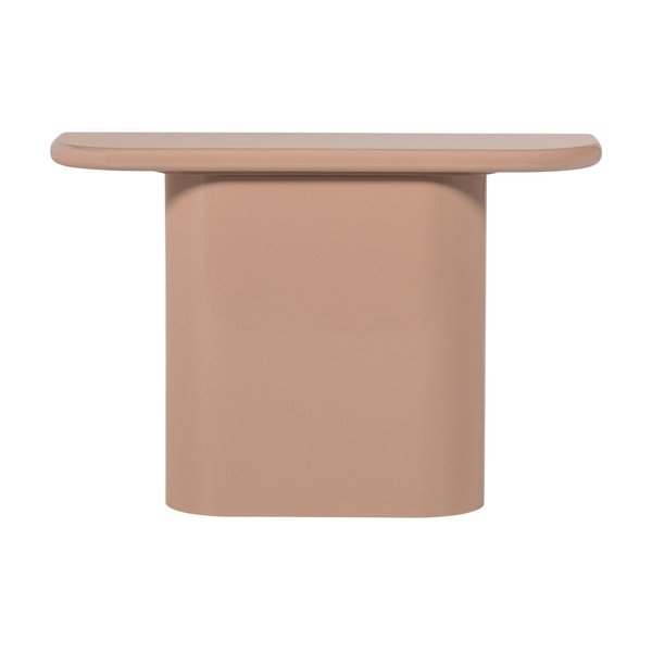 Világos rózsaszín fényes konzolasztal 30x120 cm Nocta – WOOOD-image-3