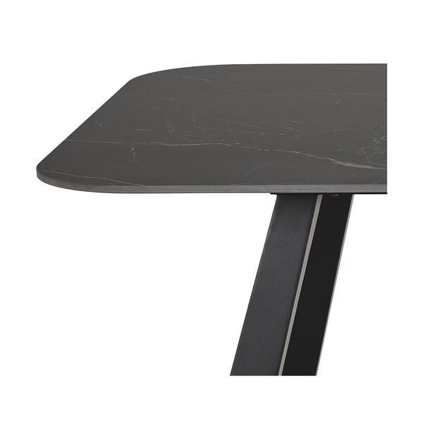 Étkezőasztal kerámia asztallappal 90x180 cm Antalya – Actona-image-4