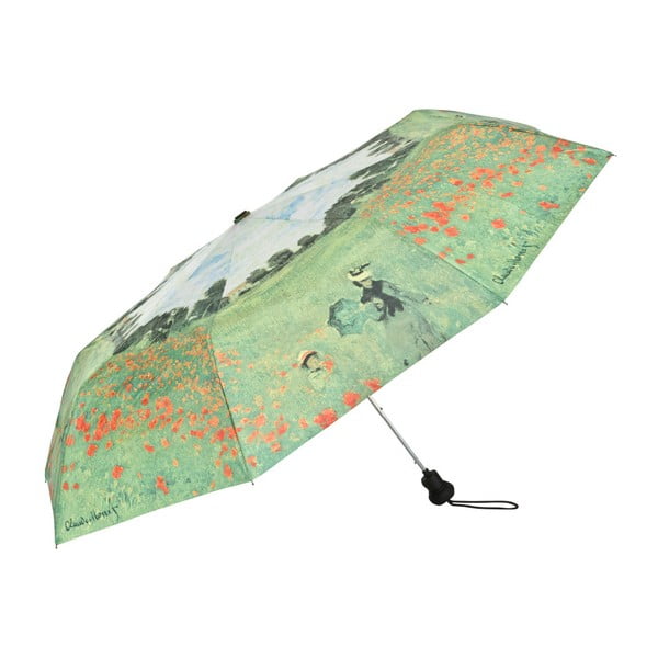 Field of Poppies zöld összecsukható esernyő - Von Lilienfeld