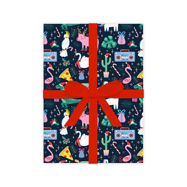Crazy Christmas 5 ív csomagolópapír, 50 x 70 cm - eleanor stuart-image-2