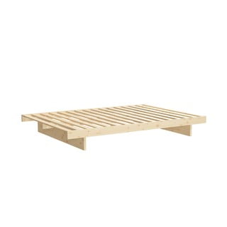 Kanso kétszemélyes ágy borovi fenyőből, 160 x 200 cm - Karup Design