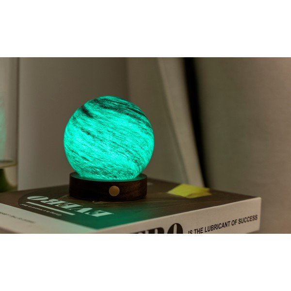 Sötétbarna-sötét natúr színű USB fénydekoráció ø 8 cm Stellar Ocean – Gingko-image-1