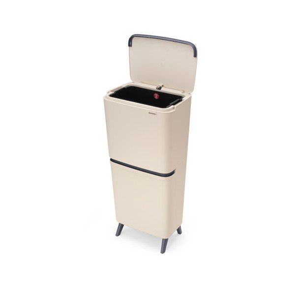 Világosszürke műanyag szelektív szemetes 20+25 l SortUp Recycle Hi – Brabantia