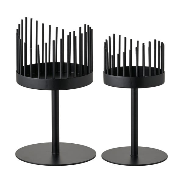 Fém gyertyatartó készlet 2 db-os Amara – House Nordic-image-4