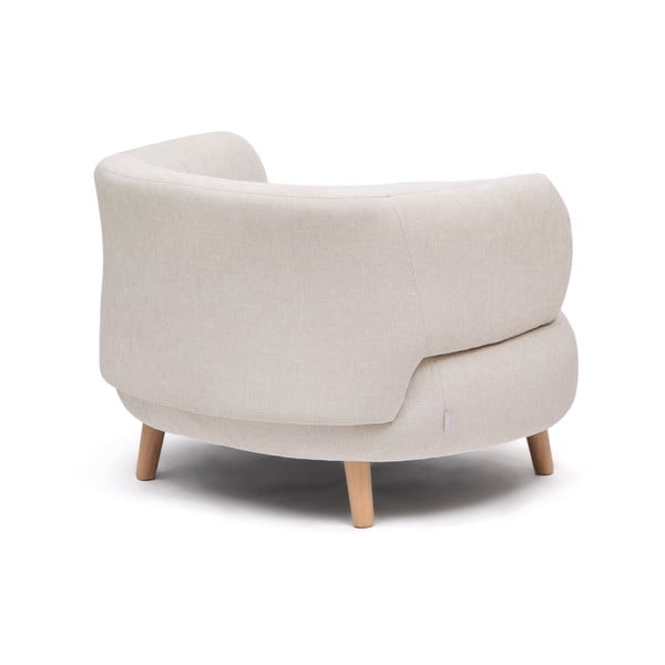 Bézs zsenília fotel Luisa – Kave Home-image-4