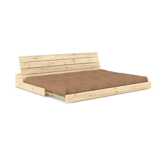 Barna kinyitható kanapé 196 cm Base – Karup Design-image-4