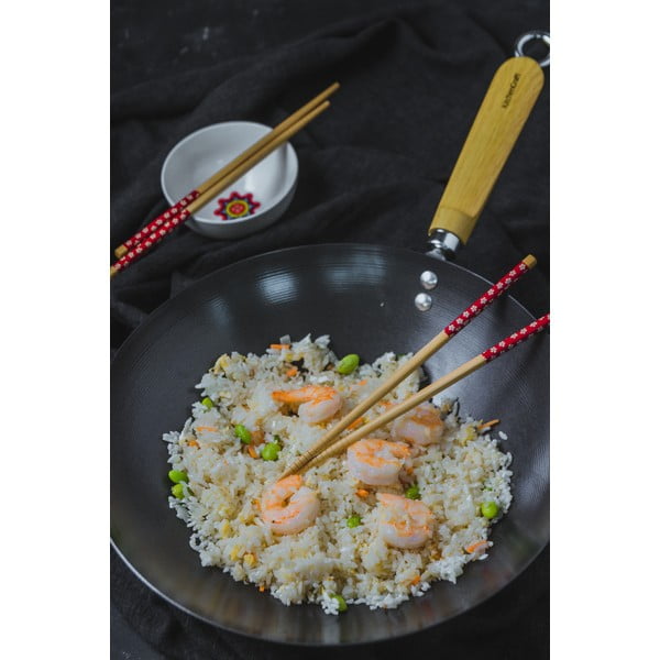 Oriental tapadásmentes WOK serpenyő, ⌀ 30 cm - Kitchen Craft-image-1